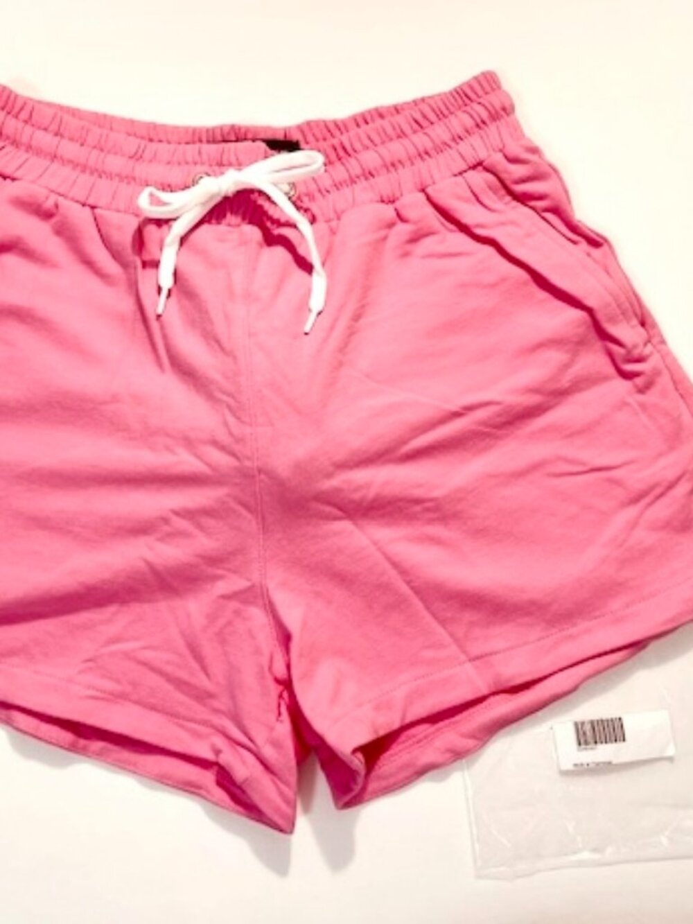 Go Softwear Size M Pacific French Terry Shorts with Side Pockets -Flamingo Pink